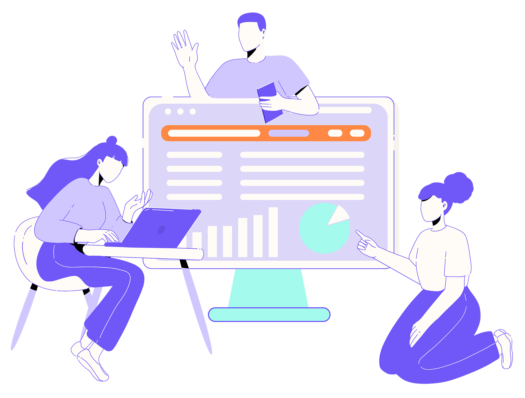 share illustration